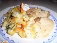 Fotografija recepta: Zrezki v pomarančno-gorčični omaki