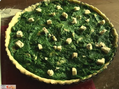 Špinačna pita s piščancem