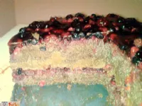 Fotografija recepta: Čokoladna torta z gozdnimi sadeži