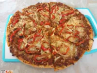 Fotografija recepta: Pizza z mletim mesom