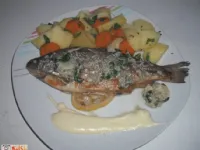 Fotografija recepta: Pečena postrv