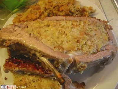 Polnjena svinjska rebra