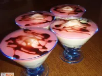 Fotografija recepta: Puding z nadevanimi jabolki