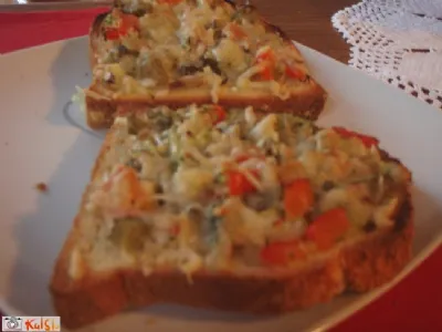 Zelenjavno tunin nadev 