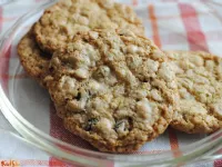 Fotografija recepta: Ovseni piškoti z rozinami