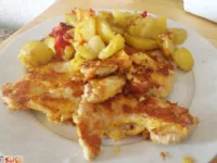 Fotografija recepta: Piščanec v omleti