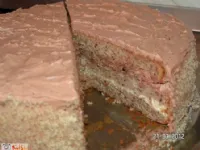 Fotografija recepta: Preprosta čokoladno - vanilijeva torta