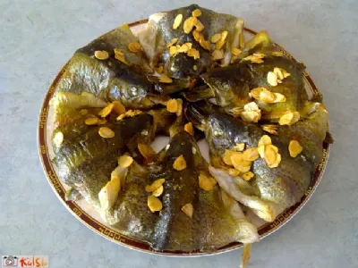 Postrv z mandlji in limono