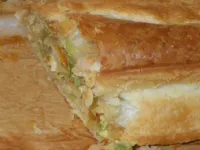 Fotografija recepta: Zelenjavno mesni zavitek  - burek (dietni !!!)