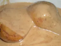 Fotografija recepta: Hruška s cimetovo kremo