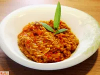 Fotografija recepta: Curry iz rdeče leče s kokosom