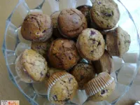 Fotografija recepta: Muffini s čokolado in višnjami