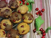 Fotografija recepta: Muffini s češnjami in čokolado