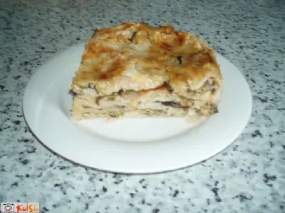 Lazanja iz bučk in melancan