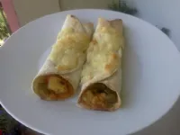 Fotografija recepta: Piščančje tortilje s sirom