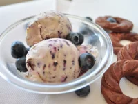 Fotografija recepta: Borovničev sladoled