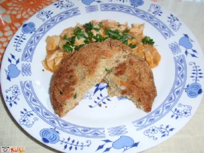 Bučkini polpeti s slanino in jurčkovo omako