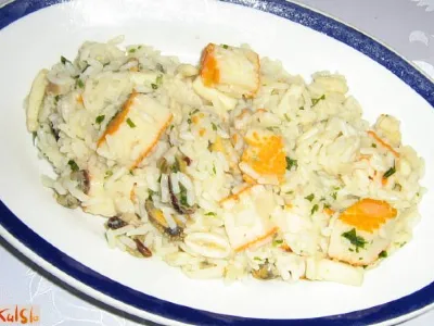 Rižota z morskimi sadeži