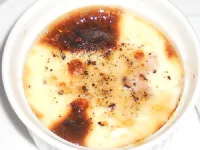 Fotografija recepta: Gratinirani gamberi v smetani