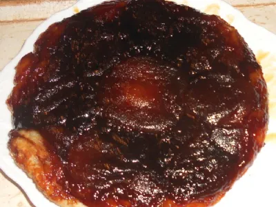 Obrnjena jabolčna pita - Tarte Tatin
