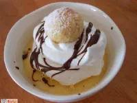 Fotografija recepta: Vaniljevo-kokosova kupa