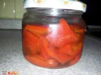 Fotografija recepta: Vložena rdeča paprika