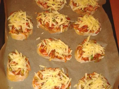 Mini pizza kruhki
