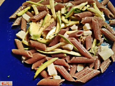 Pašta z bučkinim carpacciom