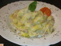 Fotografija recepta: Tortelini s šunko in gorgonzolo