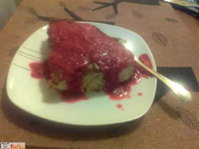 Rižev narastek z jabolki