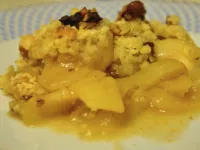 Fotografija recepta: Drobljenec z jabolki