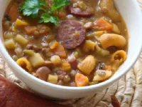 Fotografija recepta: Mineštra »ala fasulas«