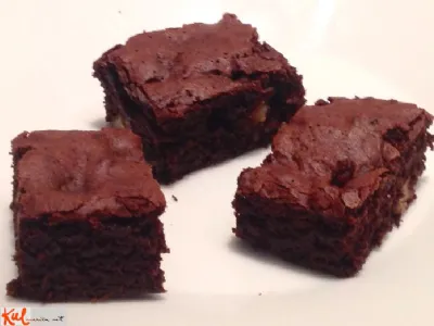 Zelo čokoladni brownie