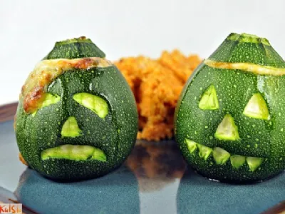 Polnjene bučke Halloween