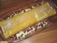 Fotografija recepta: Rulada z gozdnimi jagodami