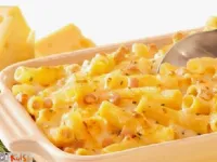 Fotografija recepta: Pečene testenine s šunko