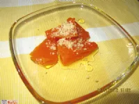 Fotografija recepta: Muškatna buča kot desert s pistacijami  