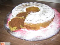 Fotografija recepta: Marmorni kolač z bučnim oljem in bučnicami