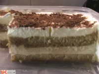Fotografija recepta: "Tiramisu" s pudingovo kremo