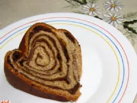 Fotografija recepta: Slivova potica iz polnozrnatega pirinega testa