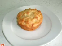 Fotografija recepta: Muffini z marcipanom in jabolki