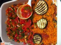 Fotografija recepta: Harlekin zelenjava v pečici