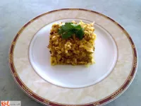 Fotografija recepta: Zapečeno kislo zelje in ješprenj z mletim mesom