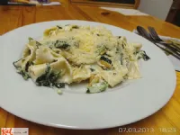 Fotografija recepta: Rukola na belo