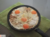 Fotografija recepta: Bogata jajčka z jurčki 