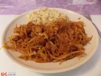 Fotografija recepta: Piščanec z arašidi na kitajski način