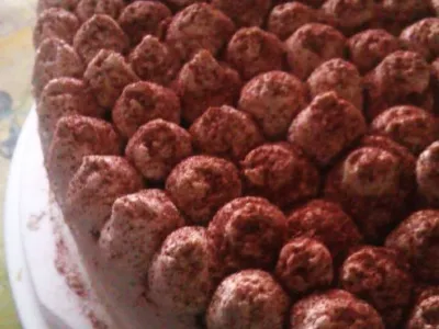 Orehova torta s čokoladnim moussom