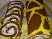 Fotografija recepta: Rolada žirafa