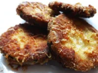 Fotografija recepta: Ocvrte bučke s sirom