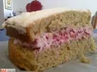 Fotografija recepta: Poletna malinova torta